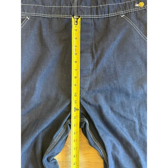 Vtg Sears Tradewear Mens Bib Overalls Size 40 X 32 Denim UNION MADE USA Workwear - Picture 5 of 8
